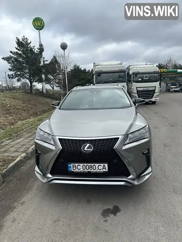 Позашляховик / Кросовер Lexus RX 2017 3.46 л. Автомат обл. Львівська, Львів - Фото 1/17