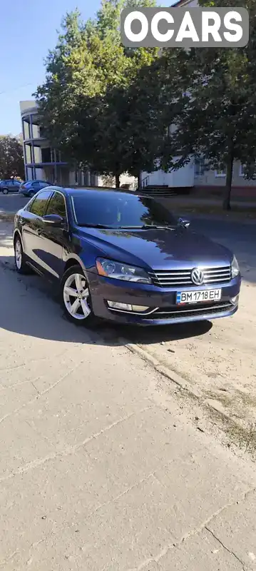 Седан Volkswagen Passat 2013 2.5 л. Автомат обл. Сумська, Шостка - Фото 1/12