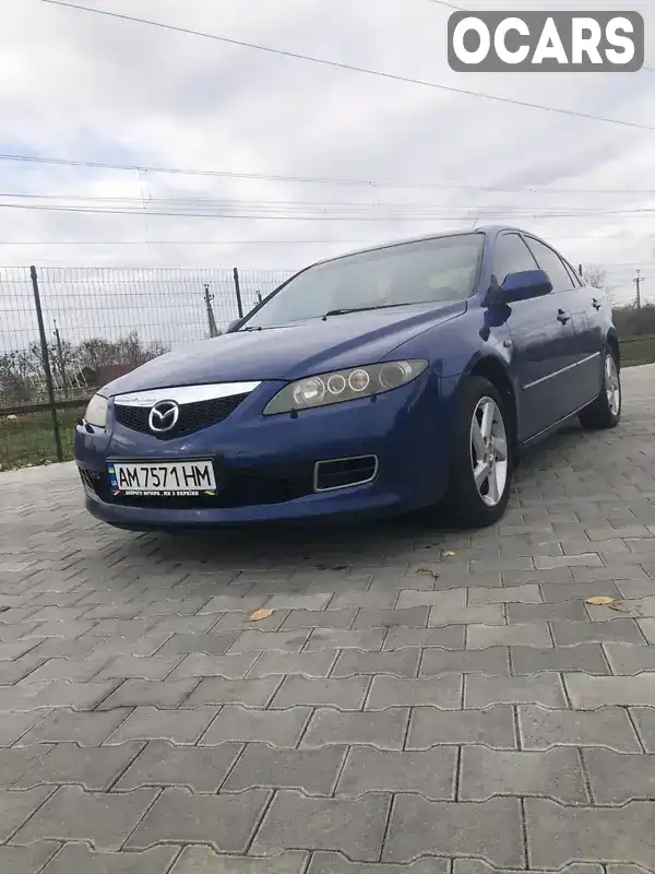 Ліфтбек Mazda 6 2006 2 л. Ручна / Механіка обл. Житомирська, Звягель - Фото 1/19