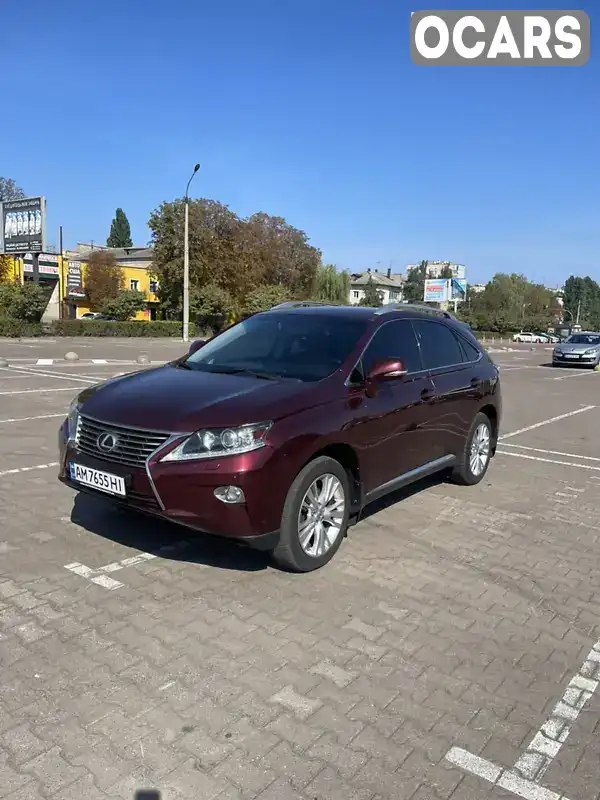 Внедорожник / Кроссовер Lexus RX 2012 2.67 л. Автомат обл. Житомирская, Житомир - Фото 1/19