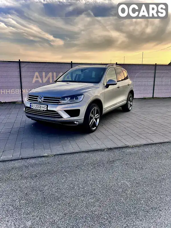 Позашляховик / Кросовер Volkswagen Touareg 2014 2.97 л. Автомат обл. Закарпатська, Ужгород - Фото 1/21