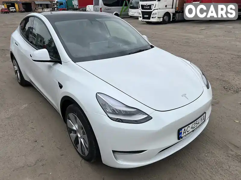 5YJYGAEE2MF112668 Tesla Model Y 2021 Внедорожник / Кроссовер  Фото 4