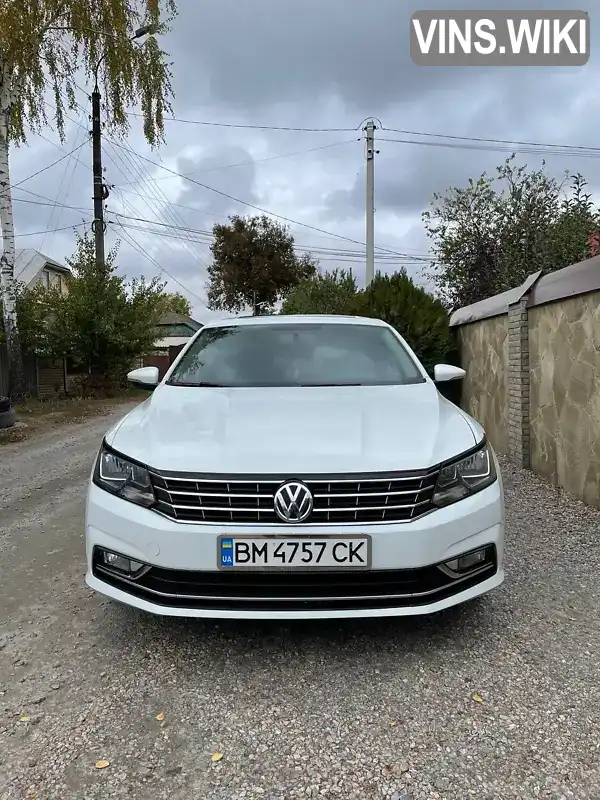 Седан Volkswagen Passat 2016 1.8 л. Автомат обл. Сумская, Ромны - Фото 1/21