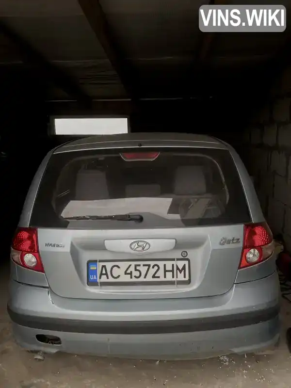 Хетчбек Hyundai Getz 2005 1.09 л. Ручна / Механіка обл. Волинська, Луцьк - Фото 1/4