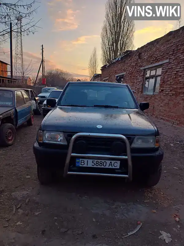 Позашляховик / Кросовер Opel Frontera 1995 2.2 л. Ручна / Механіка обл. Полтавська, Шишаки - Фото 1/11