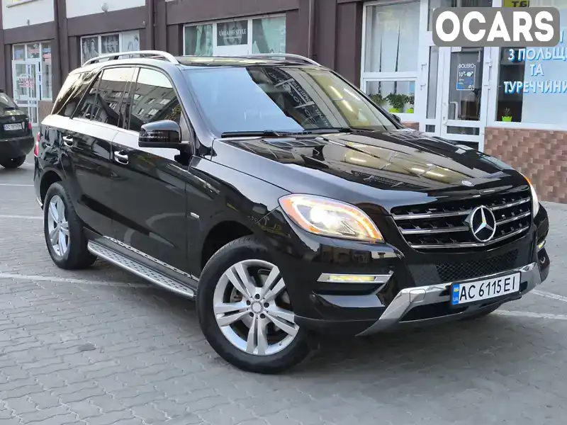 Позашляховик / Кросовер Mercedes-Benz M-Class 2012 3 л. Автомат обл. Волинська, Ковель - Фото 1/21