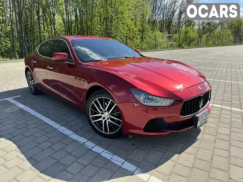 Седан Maserati Ghibli 2014 2.98 л. Автомат обл. Волинська, Луцьк - Фото 1/21