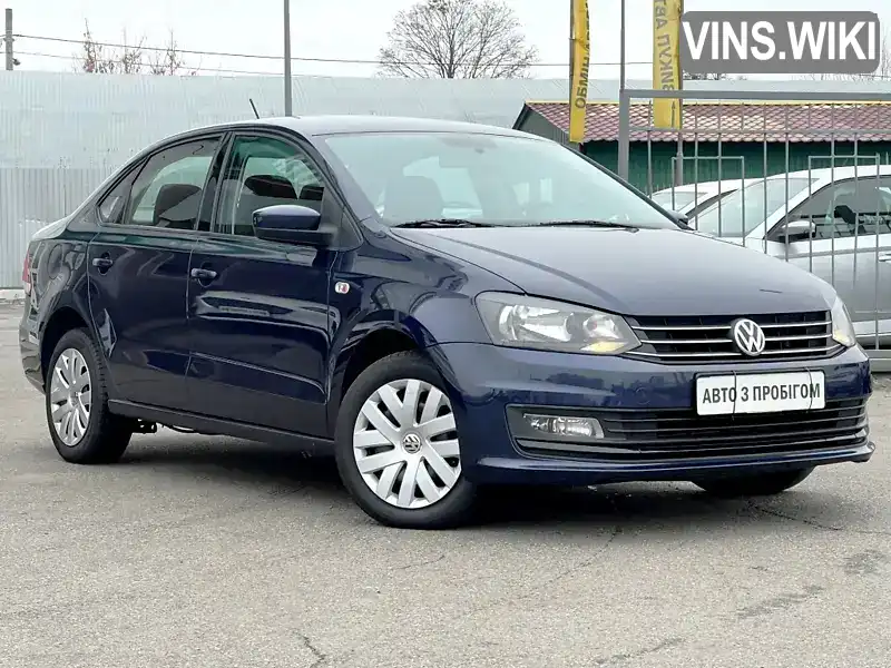 Седан Volkswagen Polo 2017 1.39 л. Робот обл. Київська, Київ - Фото 1/21