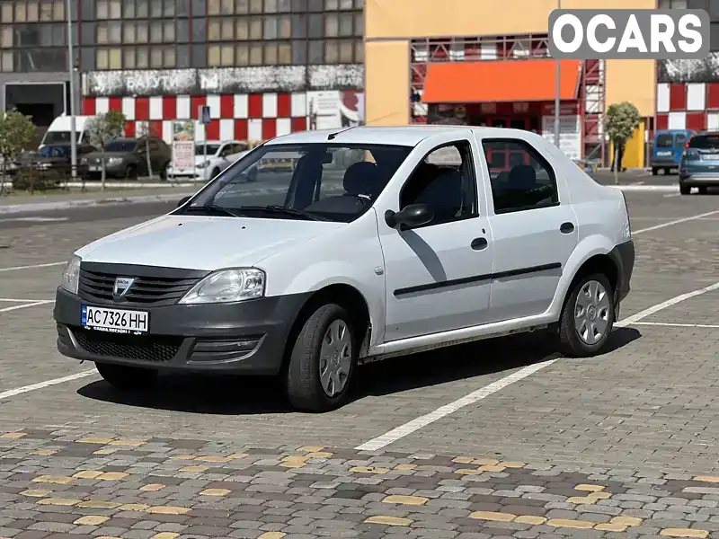 Седан Dacia Logan 2010 1.39 л. Ручная / Механика обл. Волынская, Луцк - Фото 1/13