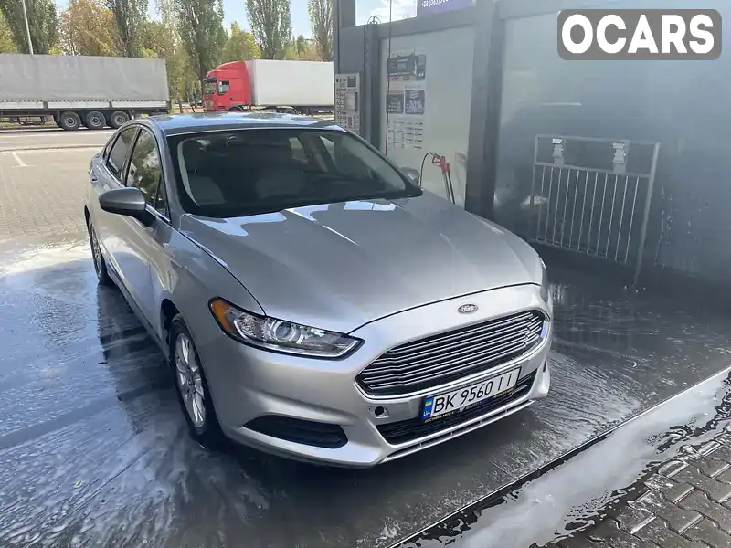 Седан Ford Fusion 2014 2.5 л. Автомат обл. Київська, Вишневе - Фото 1/21