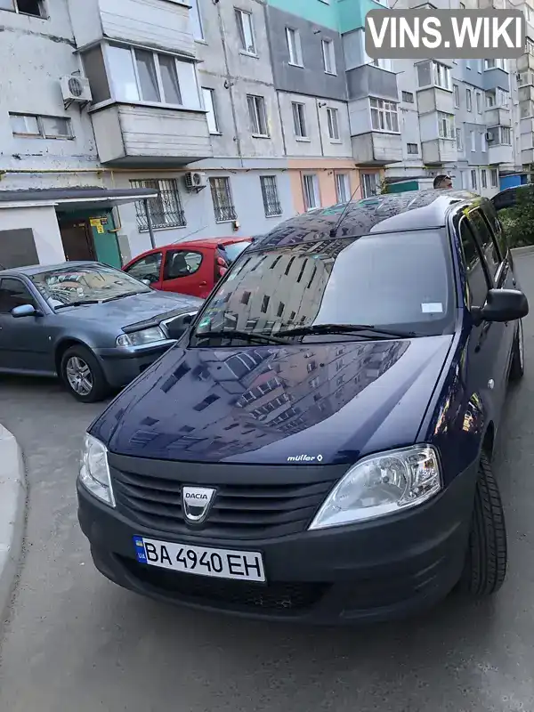 Седан Dacia Logan 2009 1.39 л. Ручна / Механіка обл. Кіровоградська, Кропивницький (Кіровоград) - Фото 1/7