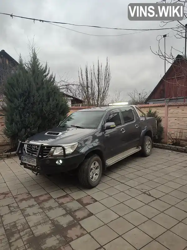 Пікап Toyota Hilux 2012 2.49 л. Ручна / Механіка обл. Полтавська, Решетилівка - Фото 1/21