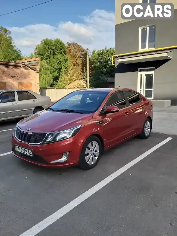 Седан Kia Rio 2012 1.6 л. Автомат обл. Чернігівська, Чернігів - Фото 1/21