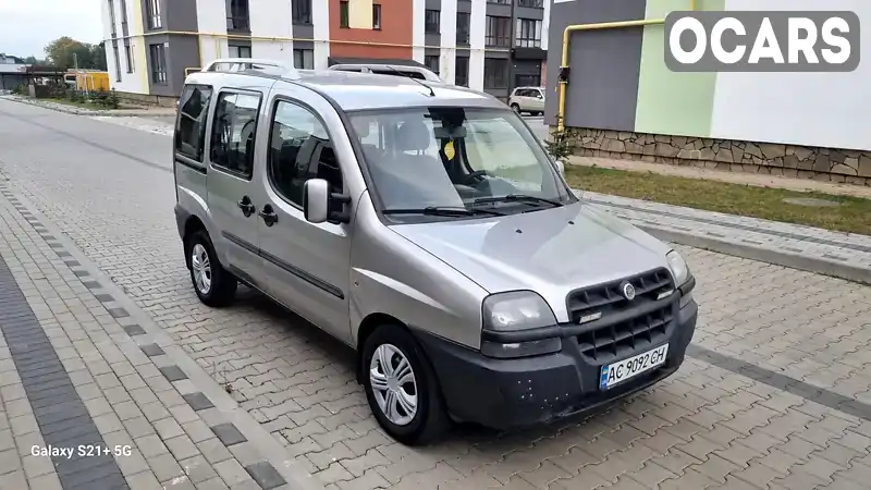 Мінівен Fiat Doblo 2002 1.91 л. Ручна / Механіка обл. Волинська, Луцьк - Фото 1/21