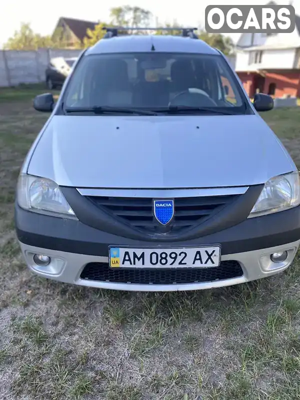 Седан Dacia Logan 2008 1.6 л. Ручна / Механіка обл. Житомирська, Житомир - Фото 1/11