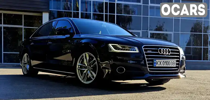 Седан Audi A8 2014 3 л. Автомат обл. Харківська, Харків - Фото 1/19