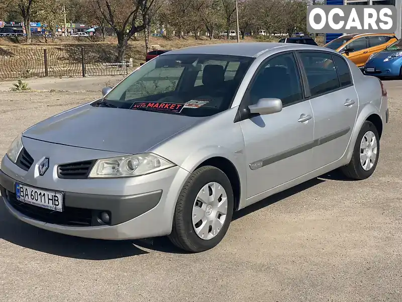 Седан Renault Megane 2006 1.6 л. Автомат обл. Кіровоградська, Кропивницький (Кіровоград) - Фото 1/21