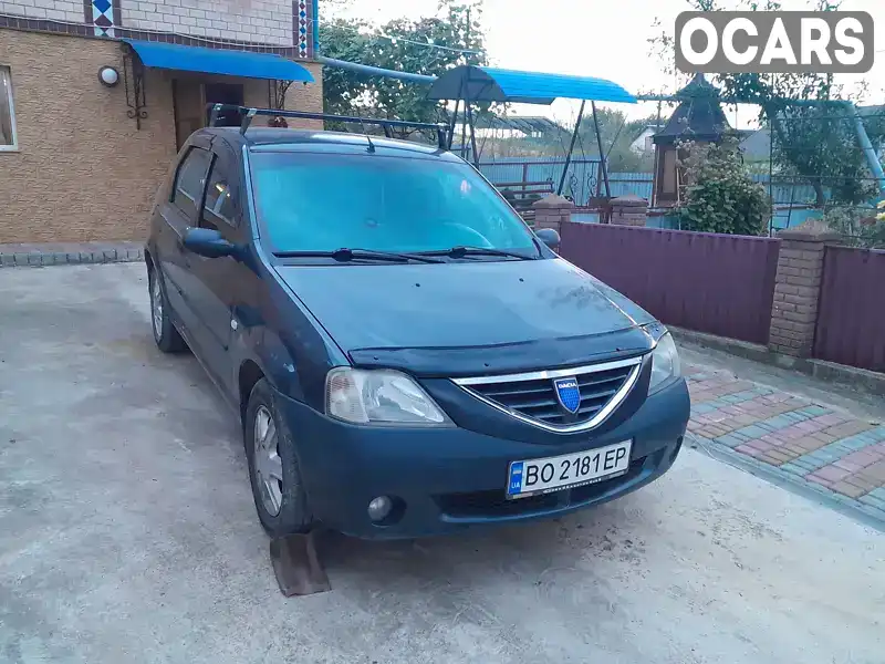 Седан Dacia Logan 2007 1.39 л. обл. Тернопільська, Бучач - Фото 1/8