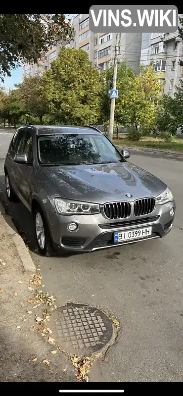 Позашляховик / Кросовер BMW X3 2014 2 л. Автомат обл. Полтавська, Кременчук - Фото 1/21