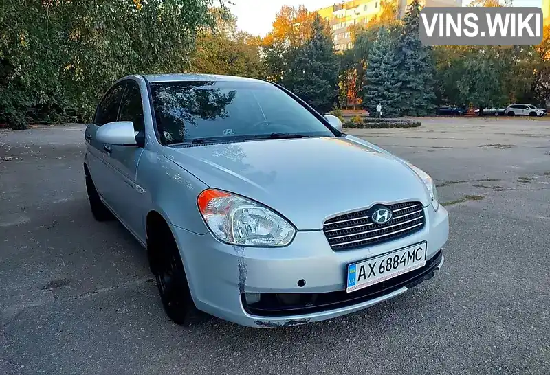 Седан Hyundai Accent 2008 1.4 л. Ручна / Механіка обл. Харківська, Лозова - Фото 1/6