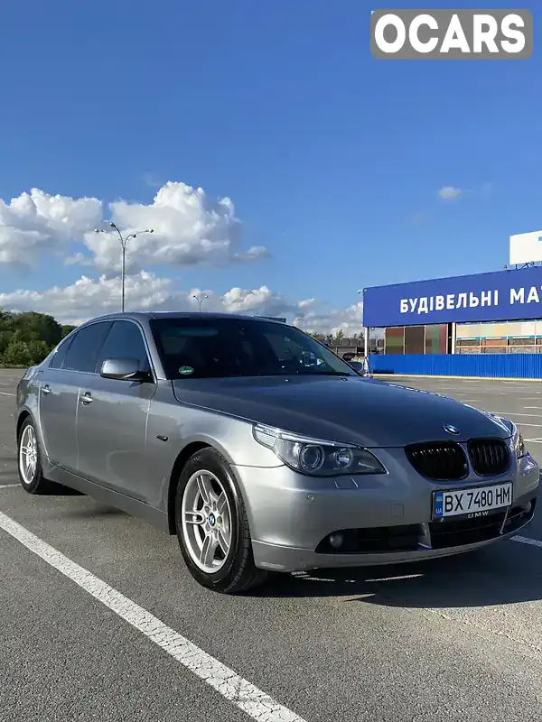 Седан BMW 5 Series 2004 2.5 л. Ручная / Механика обл. Хмельницкая, Каменец-Подольский - Фото 1/15