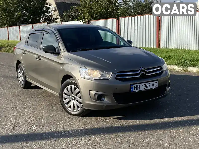 Седан Citroen C-Elysee 2013 1.2 л. Ручна / Механіка обл. Одеська, Одеса - Фото 1/21