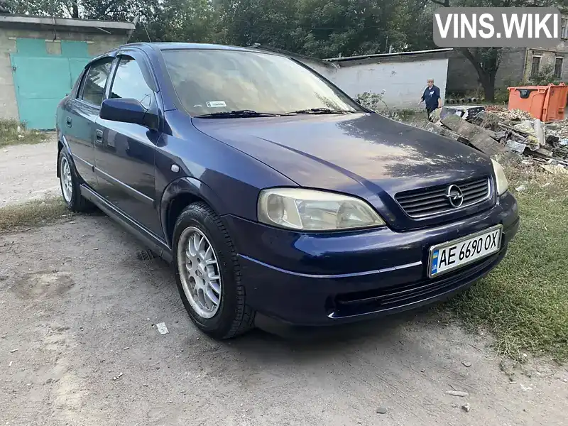 Хэтчбек Opel Astra 1998 1.6 л. Ручная / Механика обл. Днепропетровская, Каменское (Днепродзержинск) - Фото 1/16