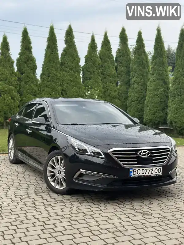 Седан Hyundai Sonata 2015 2.36 л. Автомат обл. Львівська, Мостиська - Фото 1/14