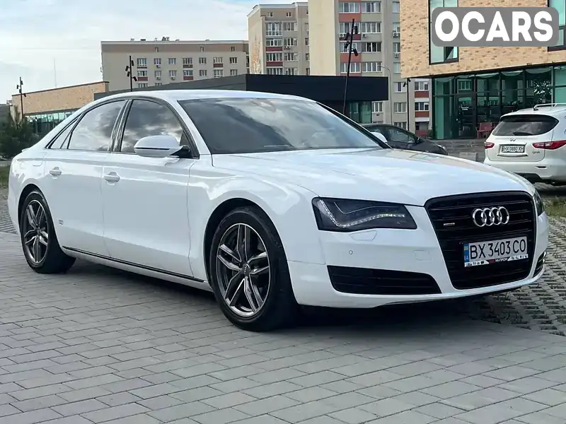 Седан Audi A8 2011 3 л. Автомат обл. Хмельницька, Хмельницький - Фото 1/21