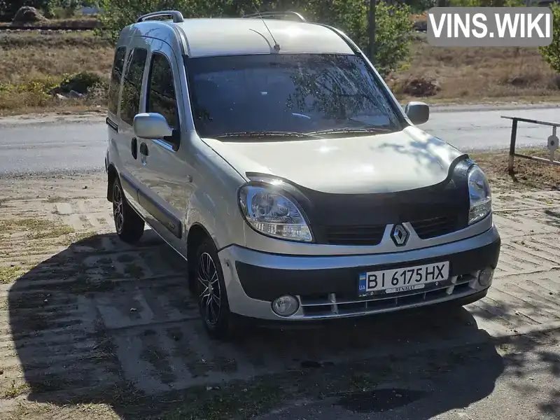 Мінівен Renault Kangoo 2007 1.4 л. Ручна / Механіка обл. Полтавська, Кременчук - Фото 1/20