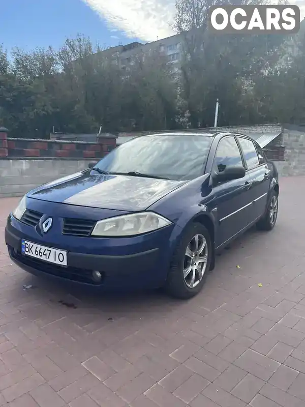 Седан Renault Megane 2005 1.39 л. Ручна / Механіка обл. Хмельницька, Славута - Фото 1/19