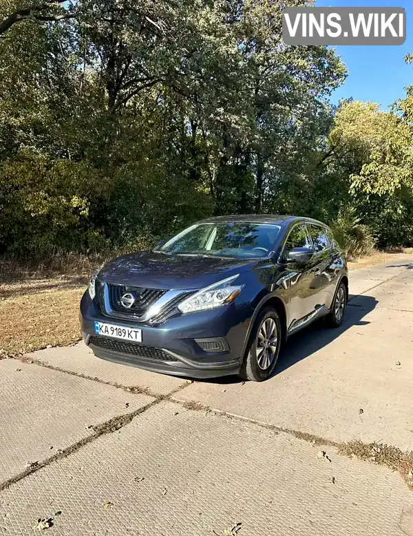 Внедорожник / Кроссовер Nissan Murano 2016 3.5 л. Вариатор обл. Черкасская, Черкассы - Фото 1/17