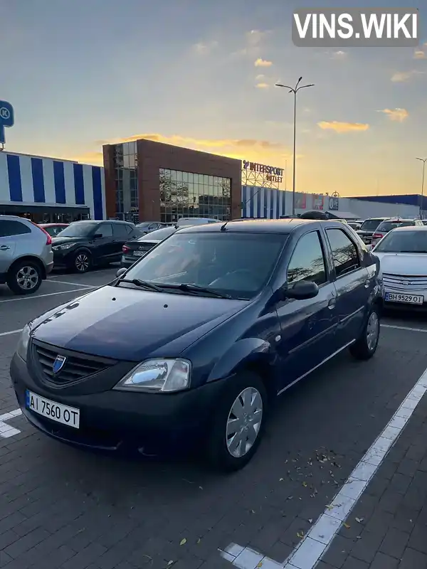 Седан Dacia Logan 2007 1.4 л. Ручна / Механіка обл. Одеська, Одеса - Фото 1/18