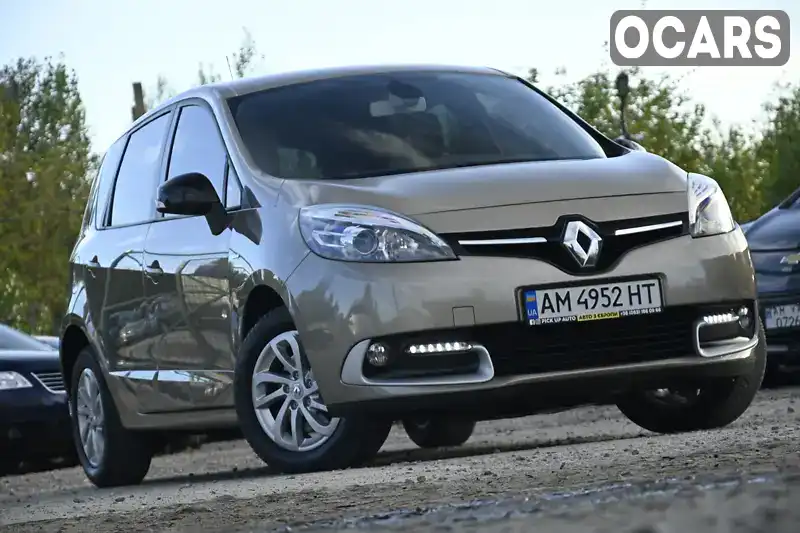 Мінівен Renault Scenic 2015 1.46 л. Ручна / Механіка обл. Житомирська, Бердичів - Фото 1/21