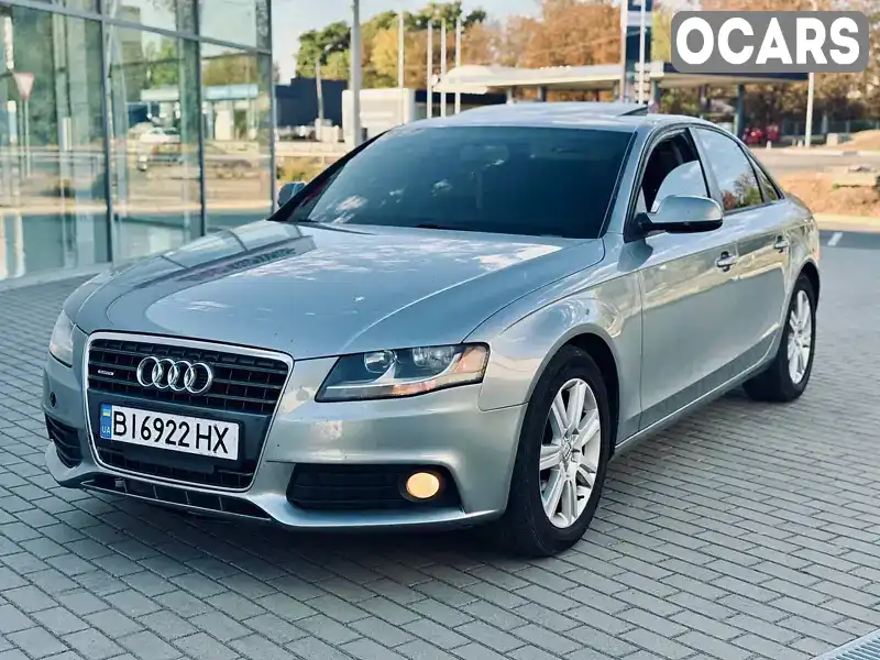 Седан Audi A4 2009 1.98 л. Автомат обл. Полтавська, Миргород - Фото 1/13