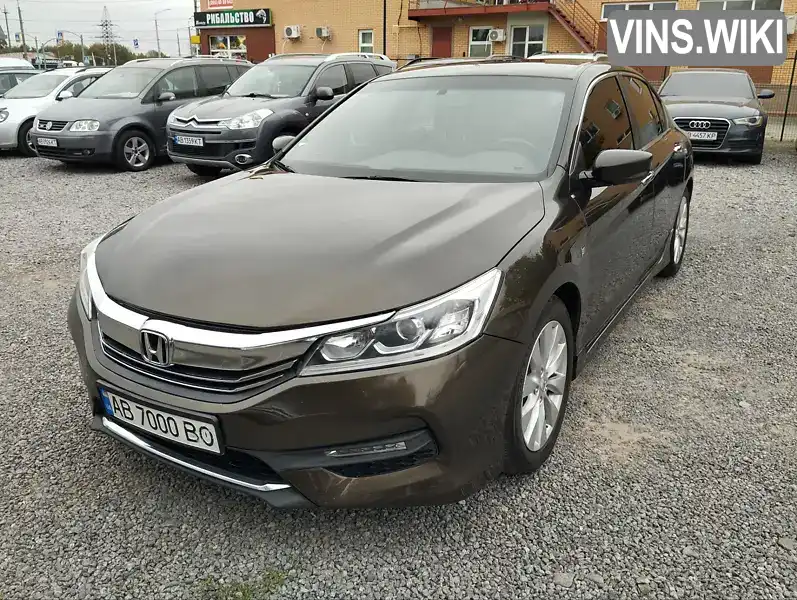 Седан Honda Accord 2017 2.4 л. Автомат обл. Вінницька, Вінниця - Фото 1/21