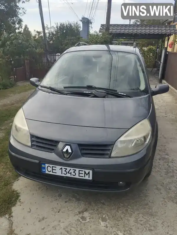 Мінівен Renault Scenic 2006 1.6 л. Ручна / Механіка обл. Чернівецька, Чернівці - Фото 1/11