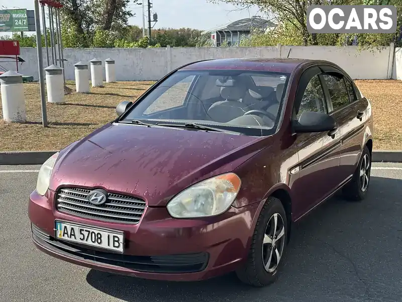 Седан Hyundai Accent 2008 1.4 л. Ручная / Механика обл. Киевская, Борисполь - Фото 1/21