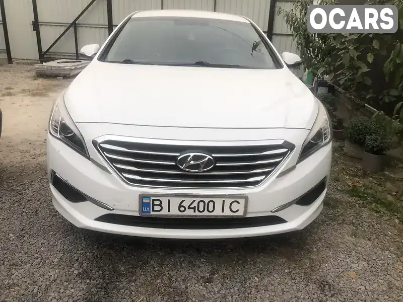 Седан Hyundai Sonata 2015 2.36 л. Автомат обл. Полтавська, Лубни - Фото 1/8