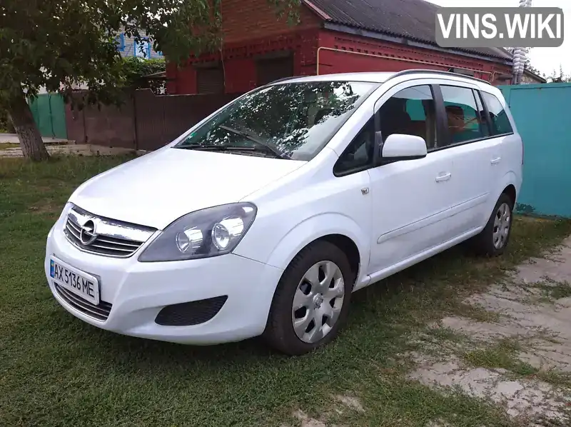 W0L0AHM75E2009028 Opel Zafira 2013 Мінівен 1.6 л. Фото 1