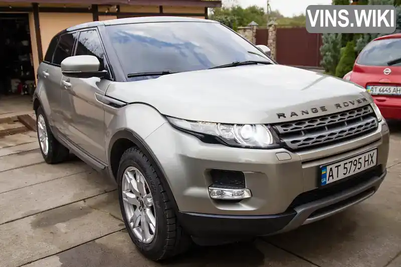 Внедорожник / Кроссовер Land Rover Range Rover Evoque 2012 2.18 л. Автомат обл. Ивано-Франковская, Ивано-Франковск - Фото 1/13