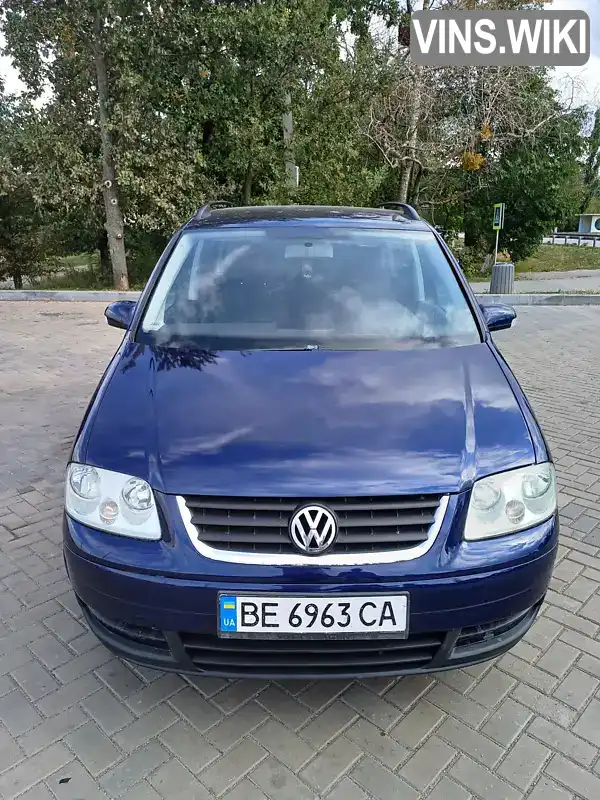 WVGZZZ1TZ6W104586 Volkswagen Touran 2006 Мінівен 1.6 л. Фото 1