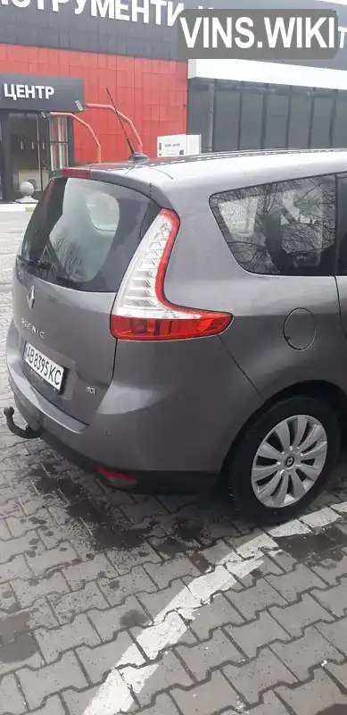 VF1JZ00B646457322 Renault Scenic 2011 Мінівен 1.6 л. Фото 9