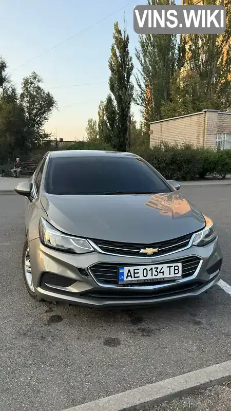 Седан Chevrolet Cruze 2017 1.4 л. Автомат обл. Дніпропетровська, Кривий Ріг - Фото 1/12