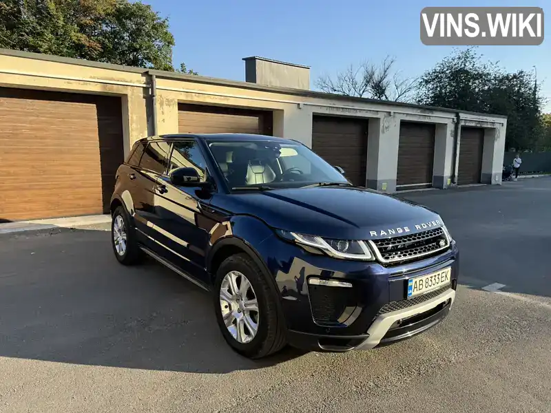 Внедорожник / Кроссовер Land Rover Range Rover Evoque 2016 2 л. Автомат обл. Винницкая, Винница - Фото 1/21