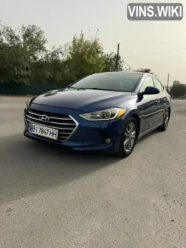 Седан Hyundai Elantra 2017 2 л. Автомат обл. Полтавська, Полтава - Фото 1/18