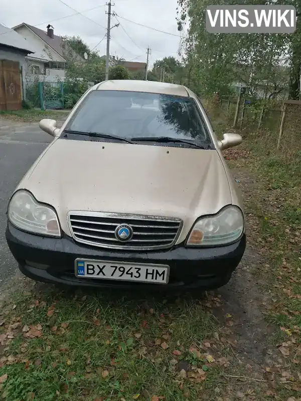 Седан Geely CK-2 2012 1.5 л. Ручна / Механіка обл. Хмельницька, Славута - Фото 1/11