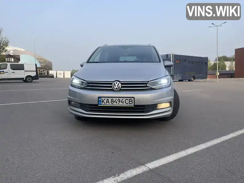 WVGZZZ1TZHW018653 Volkswagen Touran 2016 Мікровен 1.97 л. Фото 8