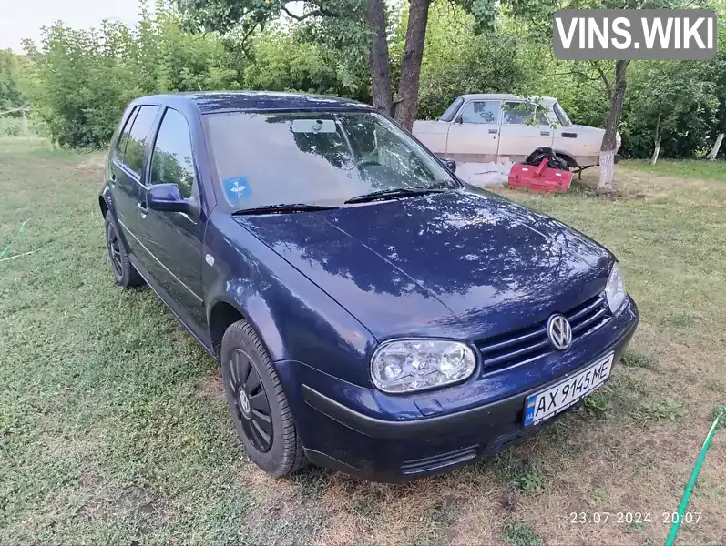 Хэтчбек Volkswagen Golf 2001 1.59 л. Ручная / Механика обл. Харьковская, Красноград - Фото 1/16