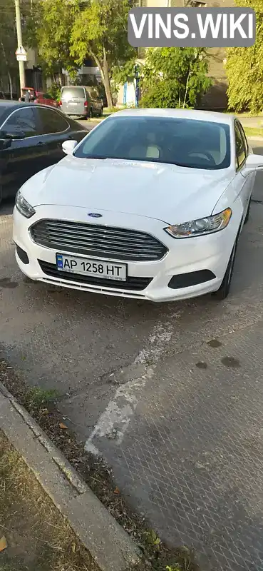 Седан Ford Fusion 2015 2.5 л. Автомат обл. Запорізька, Запоріжжя - Фото 1/8